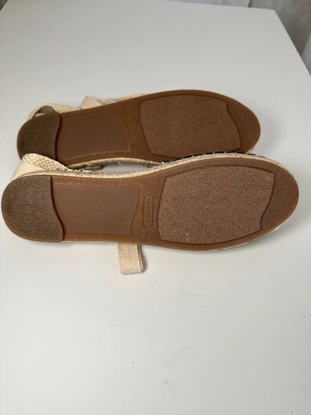 New with box flat Black Espadrilles with ankle tie straps by Nine West size 6.5